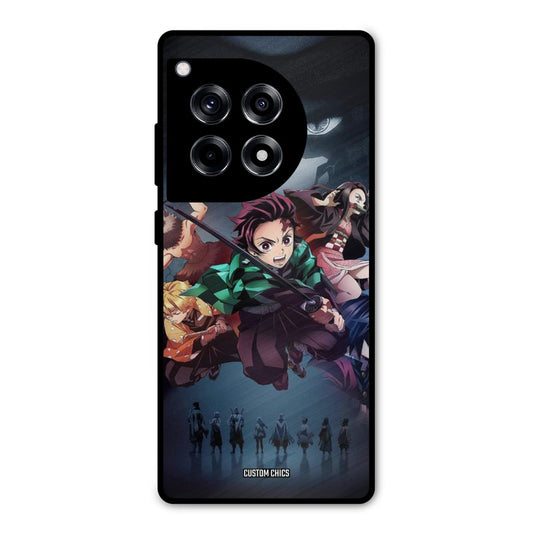 Demon Slayer Corp OnePlus 12R Mobile Back Cover - Anime PrintShield Case