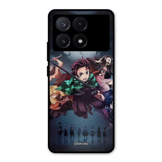 Demon Slayer Corp Poco X6 Pro Mobile Back Cover - Anime PrintShield Case