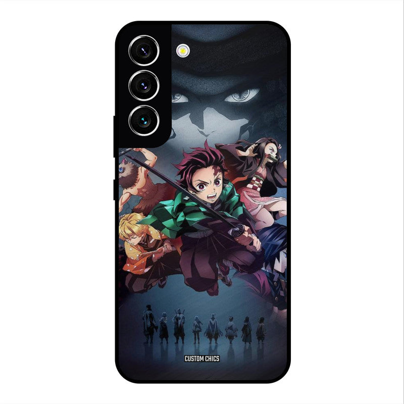 Demon Slayer Corp Samsung Galaxy S22 Mobile Back Cover - Anime PrintShield Case