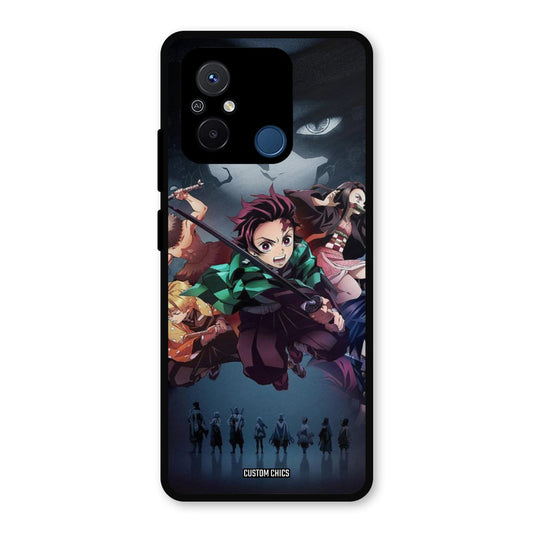 Demon Slayer Corp Redmi 12c Mobile Back Cover - Anime PrintShield Case
