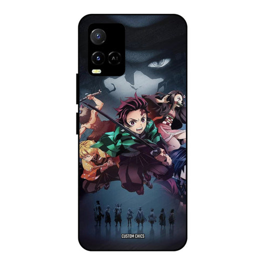 Demon Slayer Corp Vivo Y33s Mobile Back Cover - Anime PrintShield Case