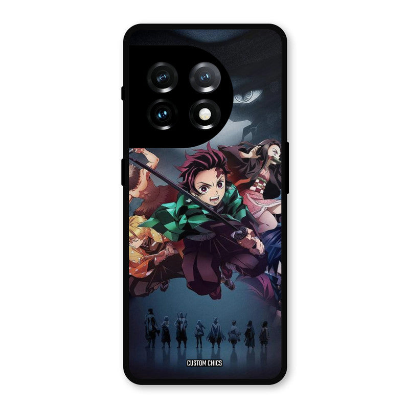 Demon Slayer Corp OnePlus 11 Mobile Back Cover - Anime PrintShield Case