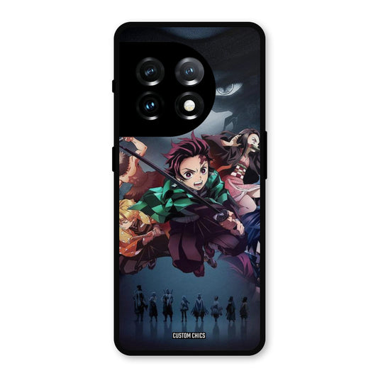Demon Slayer Corp OnePlus 11 Mobile Back Cover - Anime PrintShield Case