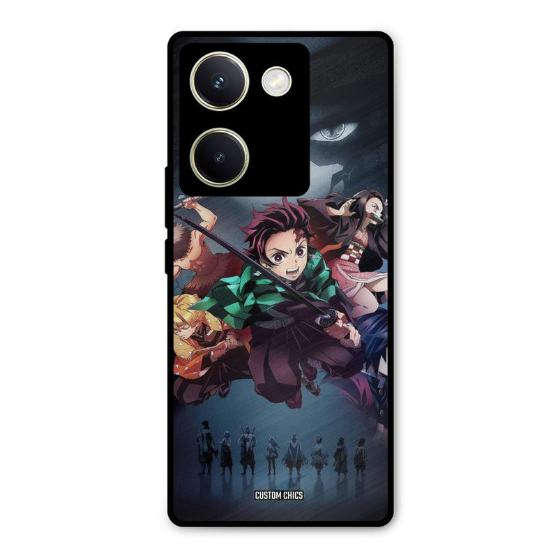Demon Slayer Corp Vivo Y200 Pro Mobile Back Cover - Anime PrintShield Case