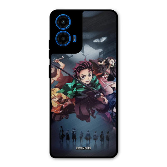 Demon Slayer Corp Moto G45 Mobile Back Cover - Anime PrintShield Case