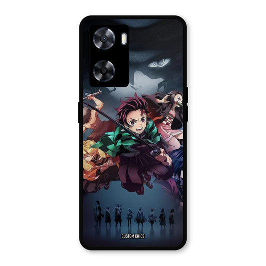 Demon Slayer Corp Oppo A57 2022 Mobile Back Cover - Anime PrintShield Case