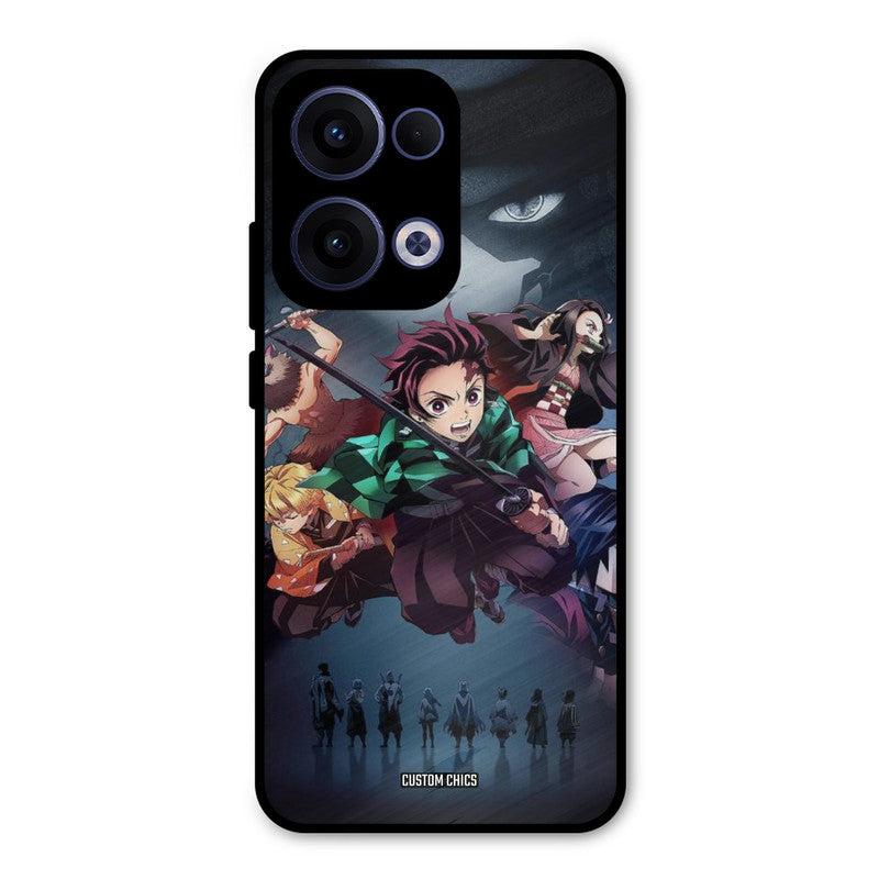 Demon Slayer Corp Oppo Reno 13 5G Mobile Back Cover - Anime PrintShield Case