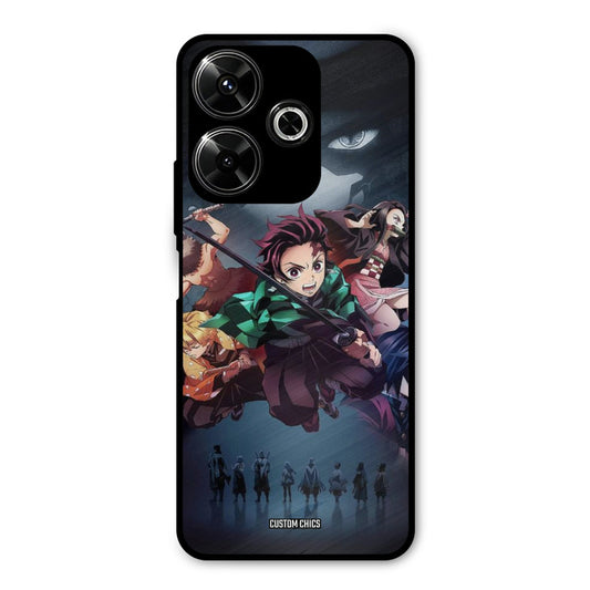 Demon Slayer Corp Redmi 13 5G Mobile Back Cover - Anime PrintShield Case