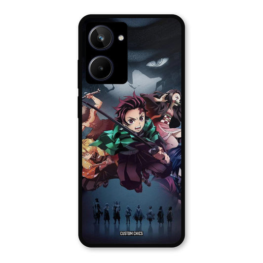 Demon Slayer Corp Realme 10 Mobile Back Cover - Anime PrintShield Case