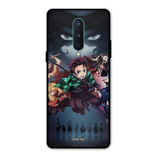 Demon Slayer Corp Oneplus 8 Mobile Back Cover - Anime PrintShield Case