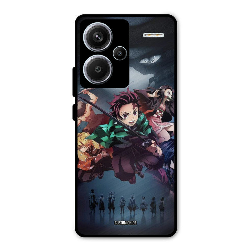 Demon Slayer Corp Redmi Note 13 Pro Plus Mobile Back Cover - Anime PrintShield Case