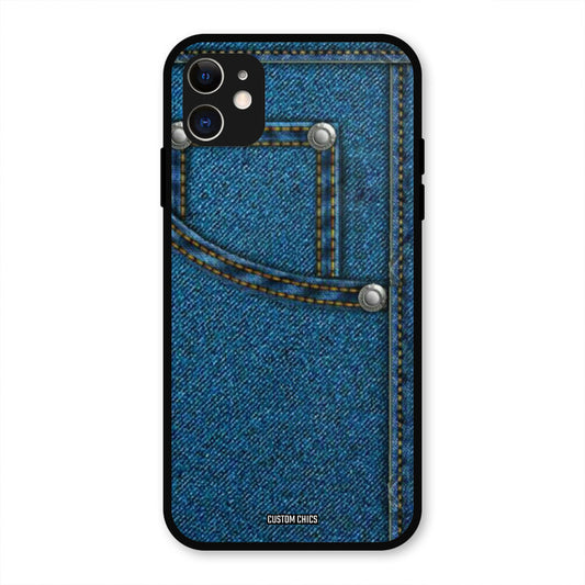 Denim Jeans IPhone 11 Mobile Back Cover - Aesthetic PrintShield Case