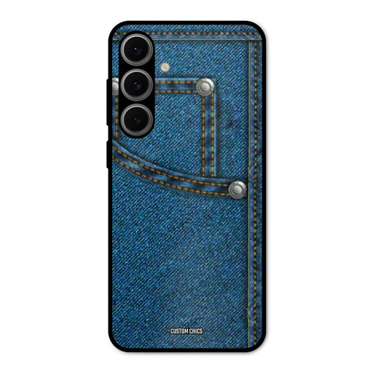 Denim Jeans Samsung Galaxy S24 FE Mobile Back Cover - Aesthetic PrintShield Case