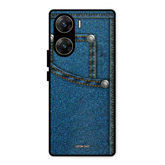 Denim Jeans Vivo V29e Mobile Back Cover - Aesthetic PrintShield Case