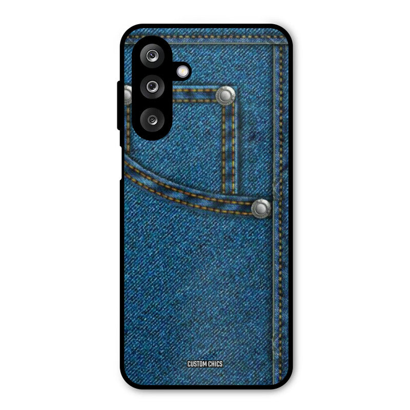 Denim Jeans Samsung Galaxy M36 Mobile Back Cover - Aesthetic PrintShield Case