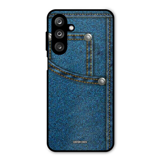 Denim Jeans Samsung Galaxy M36 Mobile Back Cover - Aesthetic PrintShield Case