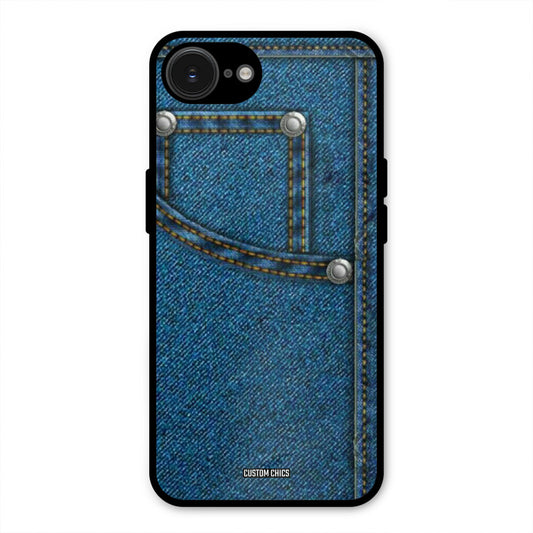 Denim Jeans iPhone 16e Mobile Back Cover - Aesthetic PrintShield Case