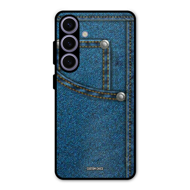 Denim Jeans Samsung Galaxy S24 Mobile Back Cover - Aesthetic PrintShield Case