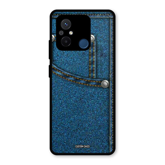 Denim Jeans Redmi 12c Mobile Back Cover - Aesthetic PrintShield Case