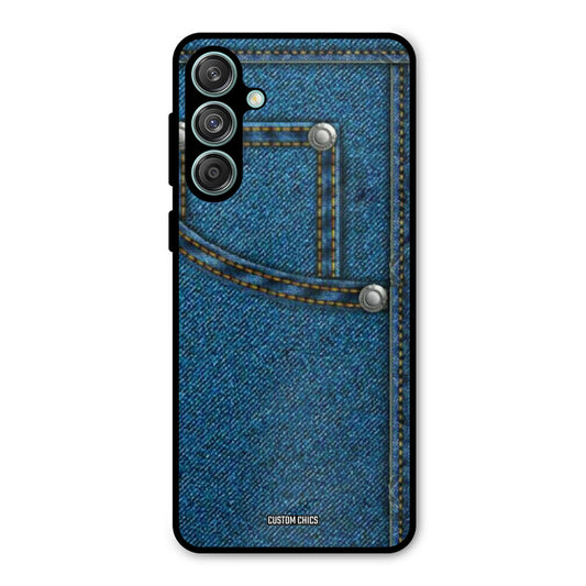 Denim Jeans Samsung Galaxy M55 5G Mobile Back Cover - Aesthetic PrintShield Case