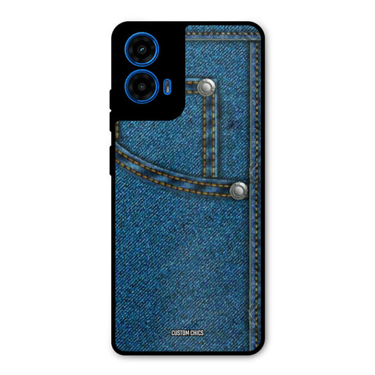Denim Jeans Moto G45 Mobile Back Cover - Aesthetic PrintShield Case