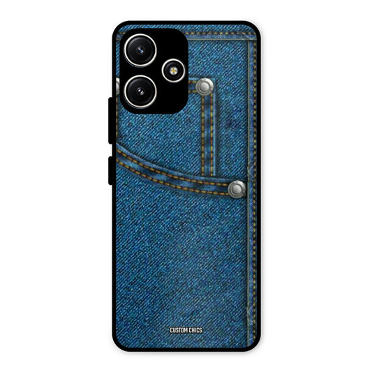 Denim Jeans Redmi 12 5G Mobile Back Cover - Aesthetic PrintShield Case