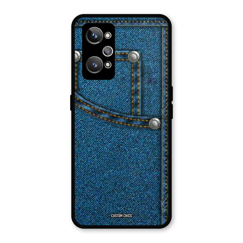 Denim Jeans Realme GT 2 Mobile Back Cover - Aesthetic PrintShield Case
