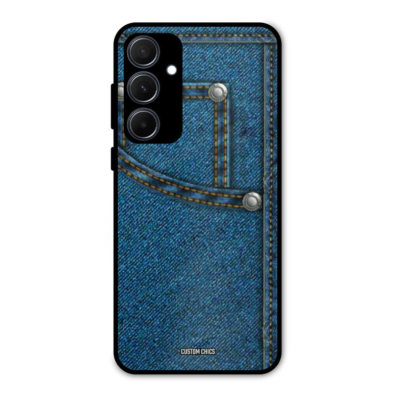 Denim Jeans Samsung Galaxy A35 5G Mobile Back Cover - Aesthetic PrintShield Case