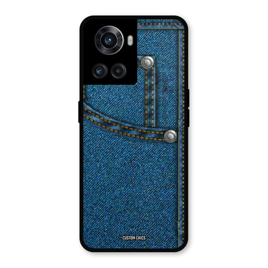 Denim Jeans OnePlus 10R Mobile Back Cover - Aesthetic PrintShield Case