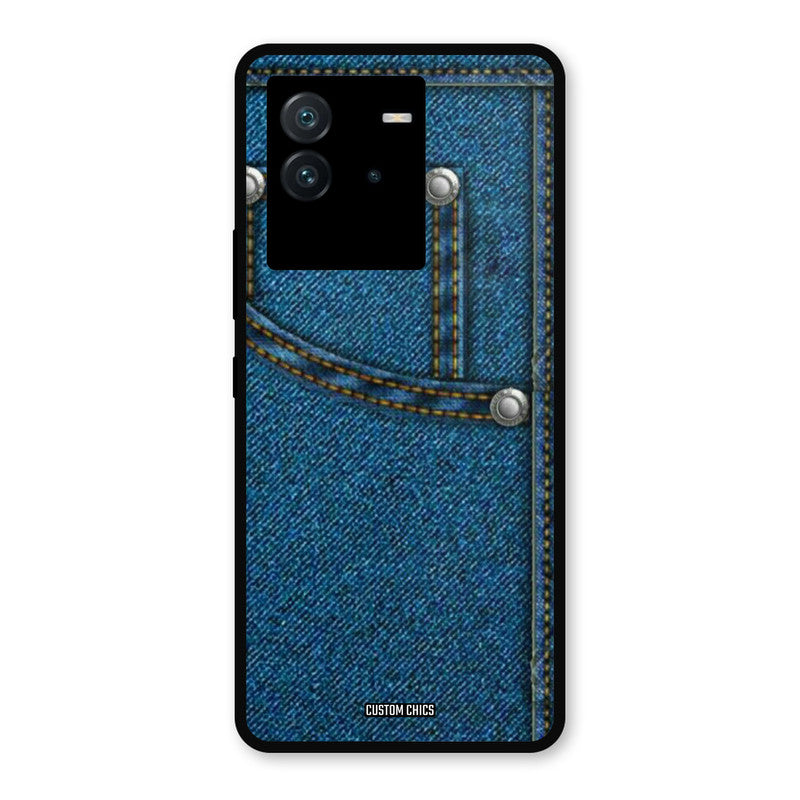Denim Jeans iQoo Neo 6 Mobile Back Cover - Aesthetic PrintShield Case