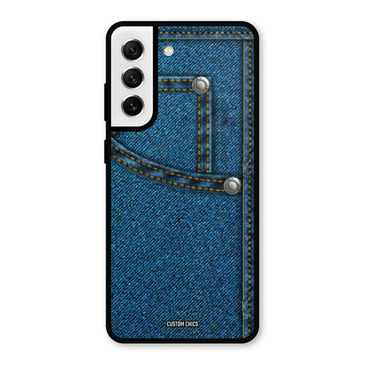 Denim Jeans Samsung Galaxy S21 FE 5G Mobile Back Cover - Aesthetic PrintShield Case