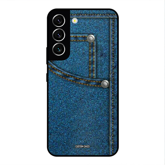 Denim Jeans Samsung Galaxy S22 Mobile Back Cover - Aesthetic PrintShield Case