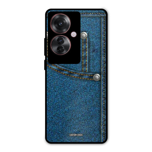 Denim Jeans Oppo F25 Pro Mobile Back Cover - Aesthetic PrintShield Case