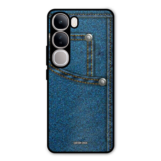 Denim Jeans Vivo Y300 Mobile Back Cover - Aesthetic PrintShield Case