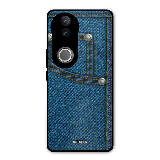 Denim Jeans Vivo V50 Mobile Back Cover - Aesthetic PrintShield Case