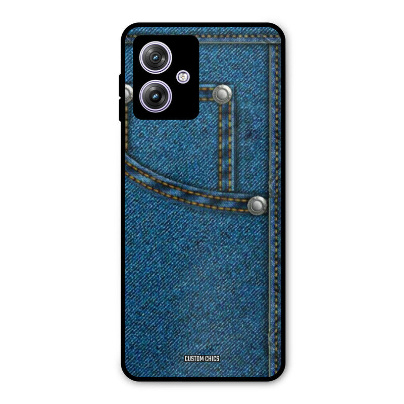 Denim Jeans Moto G54 Mobile Back Cover - Aesthetic PrintShield Case
