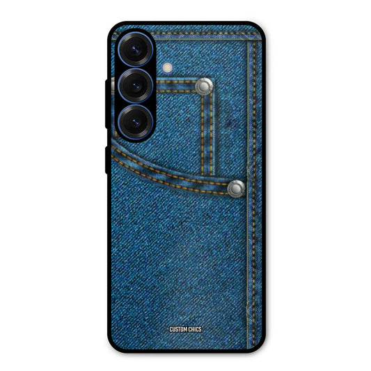 Denim Jeans Samsung Galaxy S25 Mobile Back Cover - Aesthetic PrintShield Case