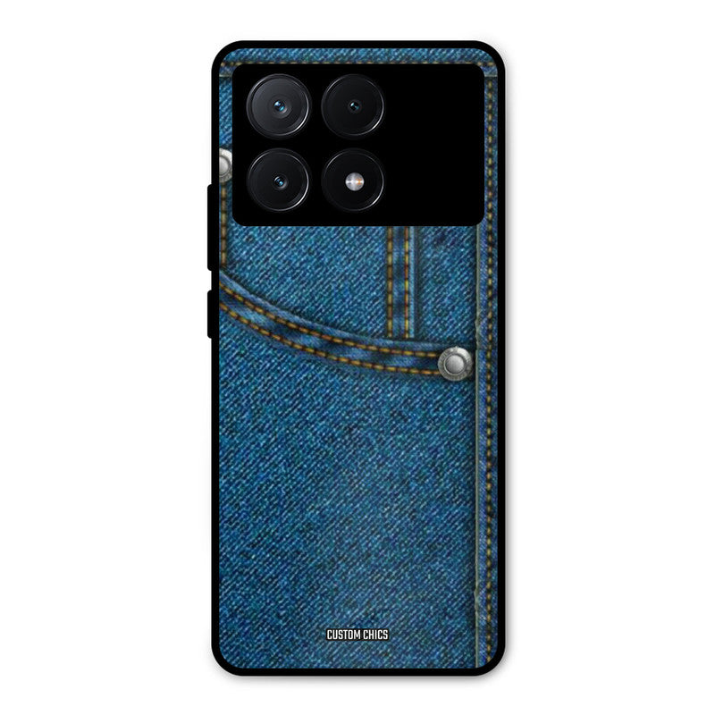 Denim Jeans Poco X6 Pro Mobile Back Cover - Aesthetic PrintShield Case