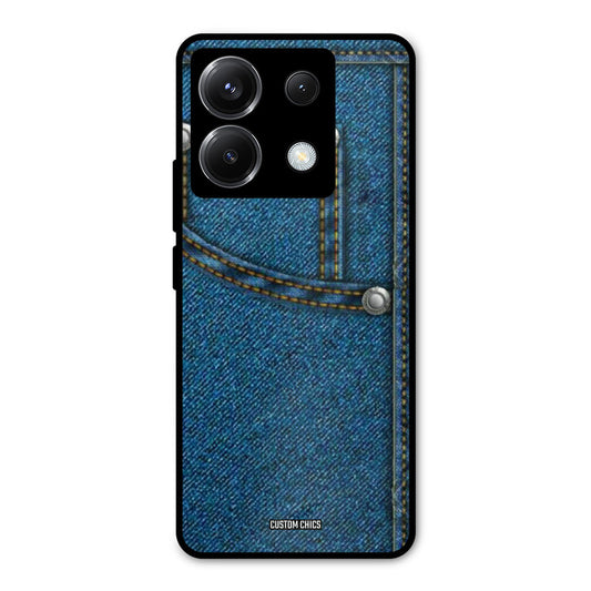 Denim Jeans Poco X6 Mobile Back Cover - Aesthetic PrintShield Case