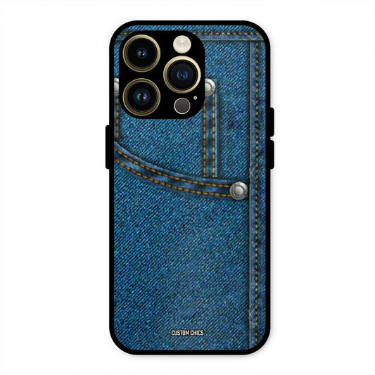 Denim Jeans iPhone 14 Pro Max Mobile Back Cover - Aesthetic PrintShield Case