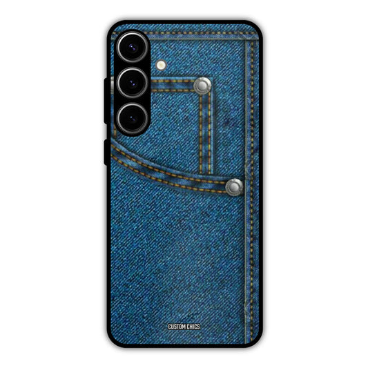 Denim Jeans Samsung Galaxy S24 Plus Mobile Back Cover - Aesthetic PrintShield Case