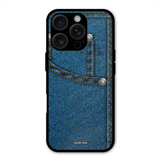 Denim Jeans iPhone 16 Pro Max Mobile Back Cover - Aesthetic PrintShield Case