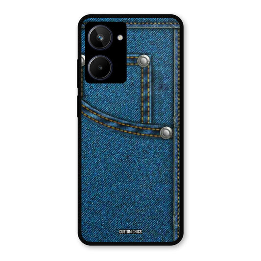 Denim Jeans Realme 10 Mobile Back Cover - Aesthetic PrintShield Case