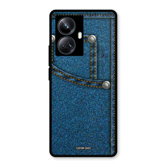 Denim Jeans Realme 10 Pro Plus Mobile Back Cover - Aesthetic PrintShield Case