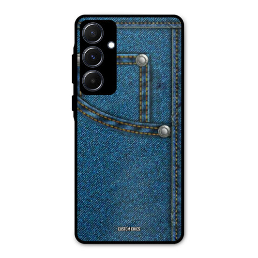 Denim Jeans Samsung Galaxy A55 5G Mobile Back Cover - Aesthetic PrintShield Case