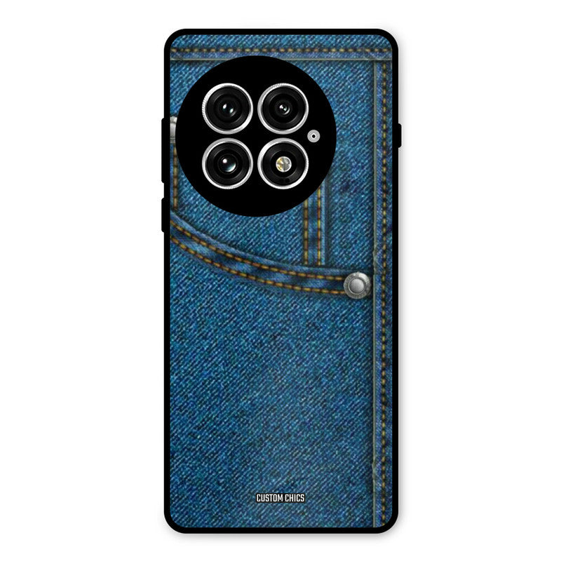 Denim Jeans Oneplus 13 Mobile Back Cover - Aesthetic PrintShield Case