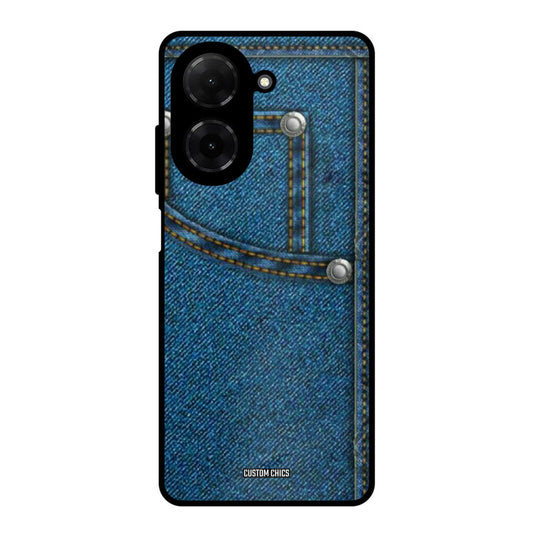 Denim Jeans Poco C71 Mobile Back Cover - Aesthetic PrintShield Case