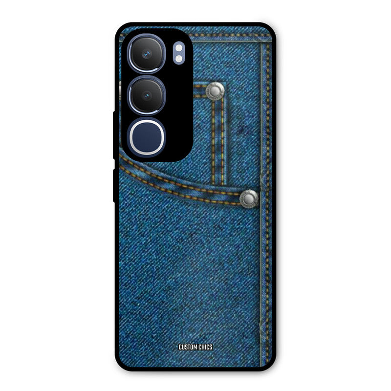 Denim Jeans Vivo Y29 Mobile Back Cover - Aesthetic PrintShield Case