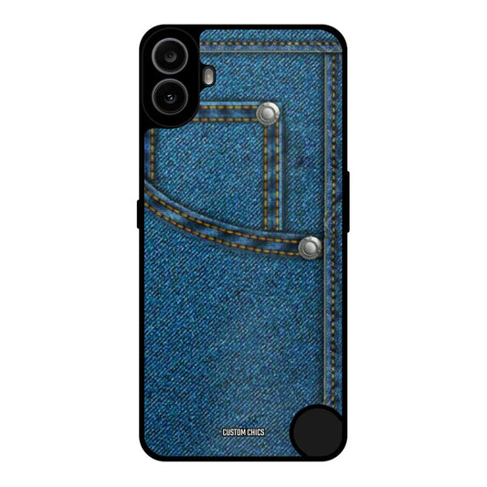 Denim Jeans Nothing CMF Phone 1 Mobile Back Cover - Aesthetic PrintShield Case
