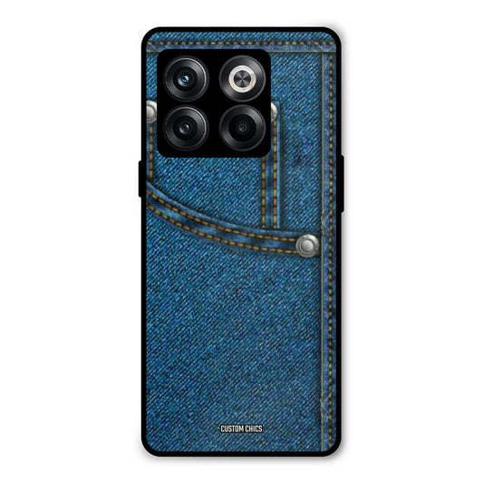 Denim Jeans Oneplus 10T Mobile Back Cover - Aesthetic PrintShield Case
